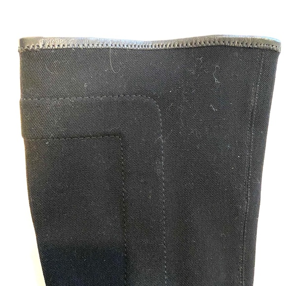 Gucci Web D Ring Black Tall Boots - Stretch - Picture 11 of 16